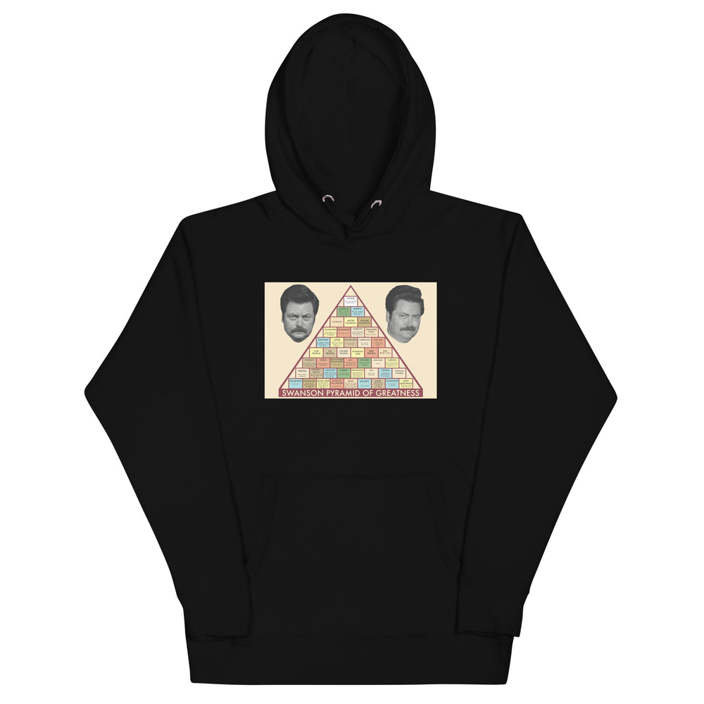 Swanson Pyramid Of Greatness - Unisex Hoodie