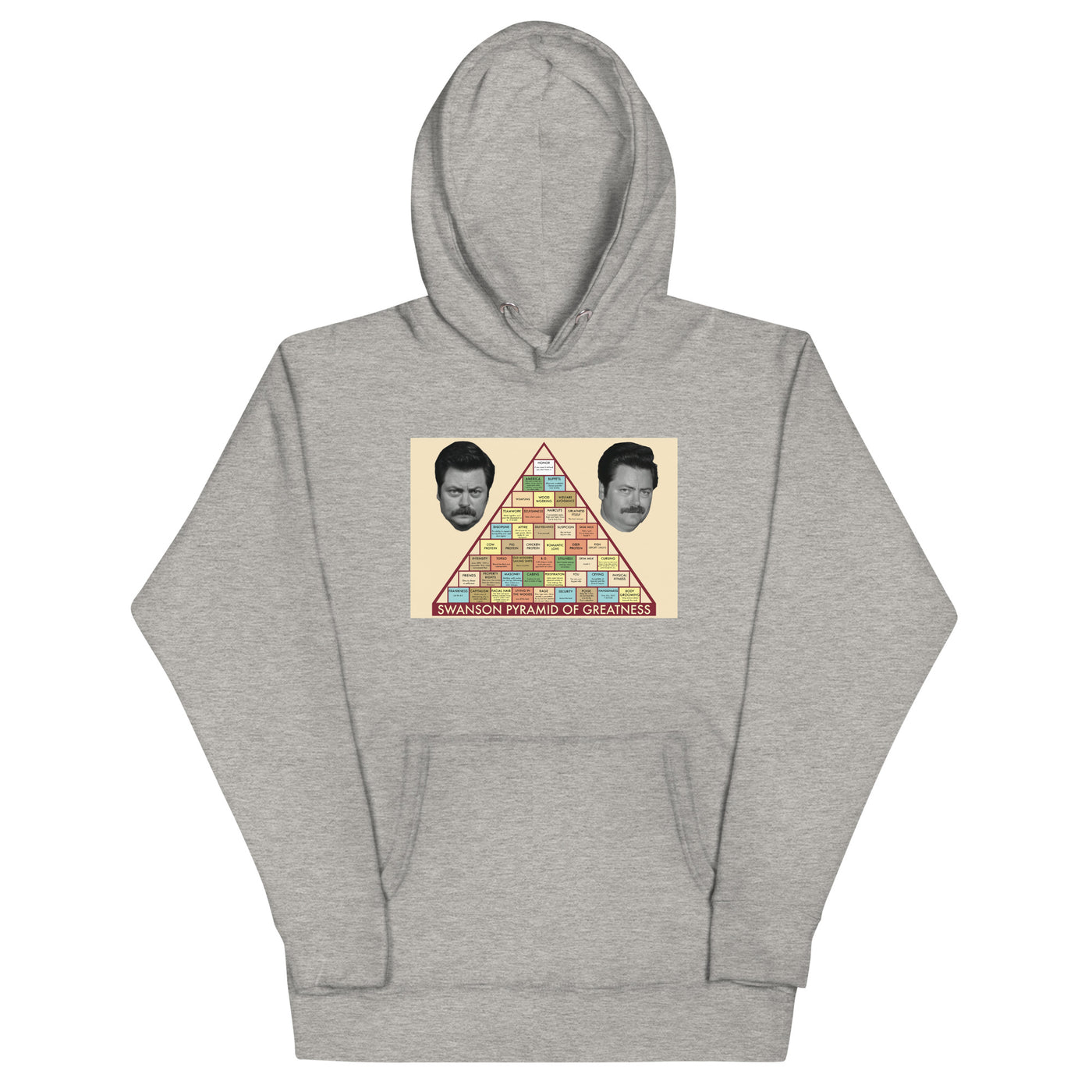 Swanson Pyramid Of Greatness - Unisex Hoodie
