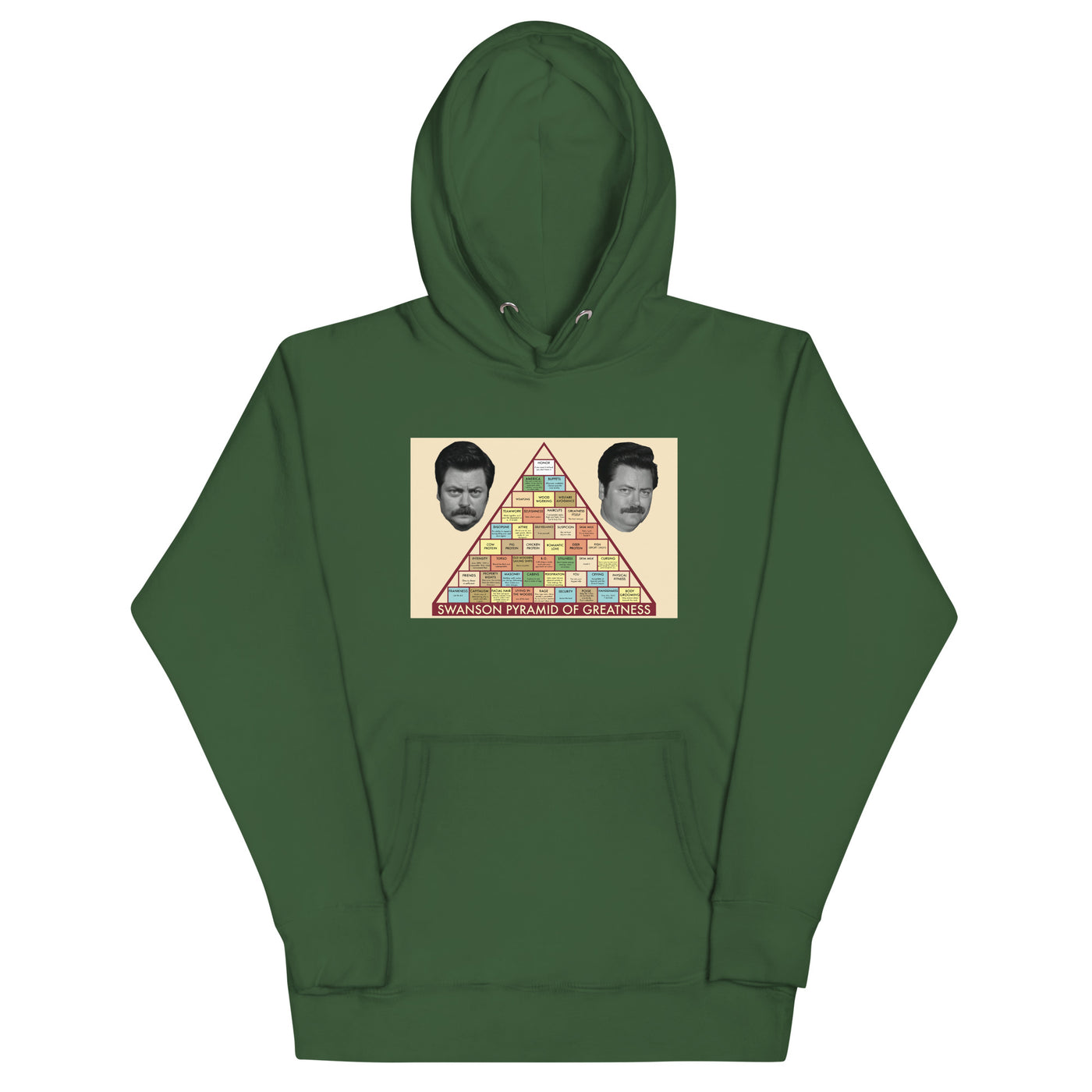 Swanson Pyramid Of Greatness - Unisex Hoodie
