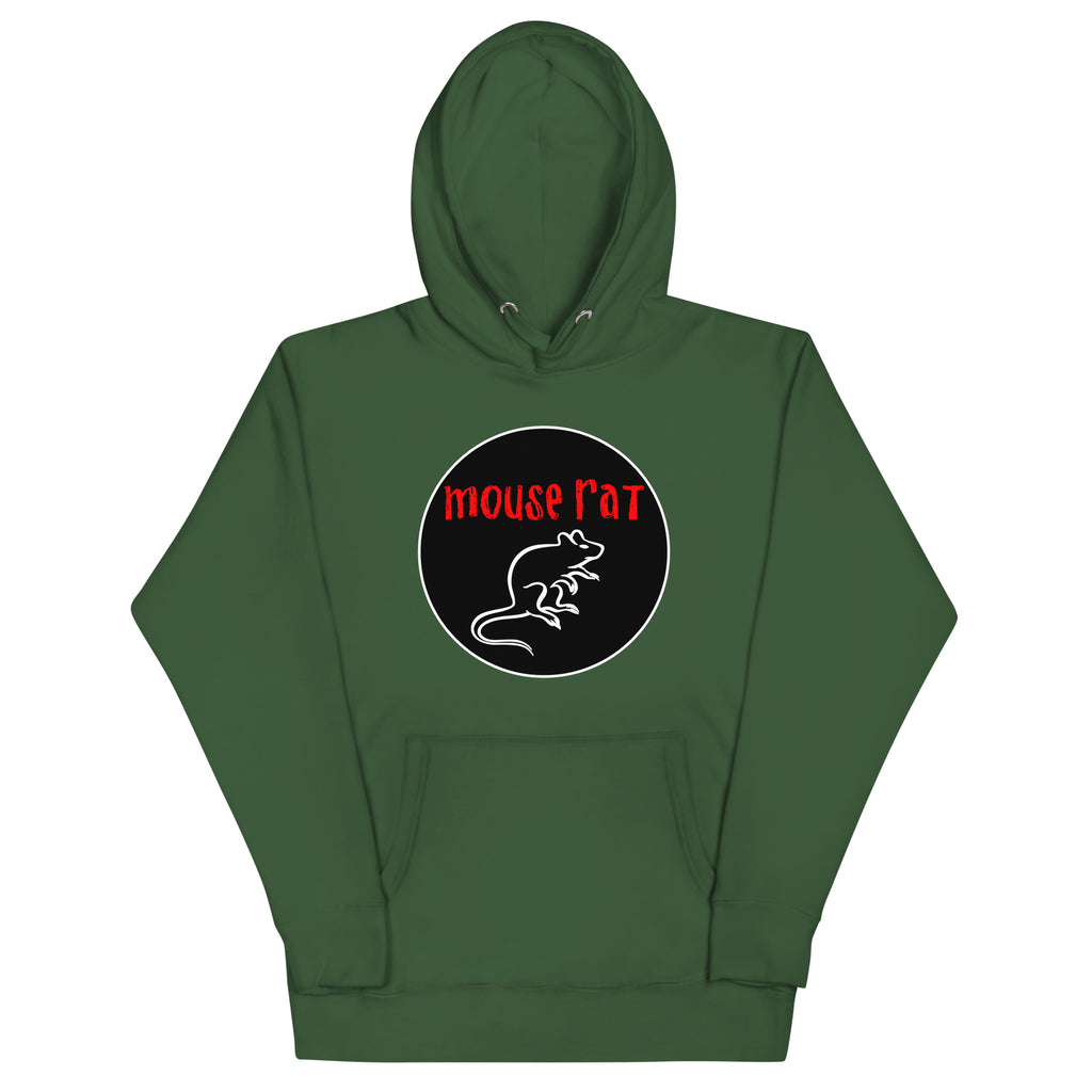 Mouse Rat | Classic Circle | Front Only - Unisex Hoodie