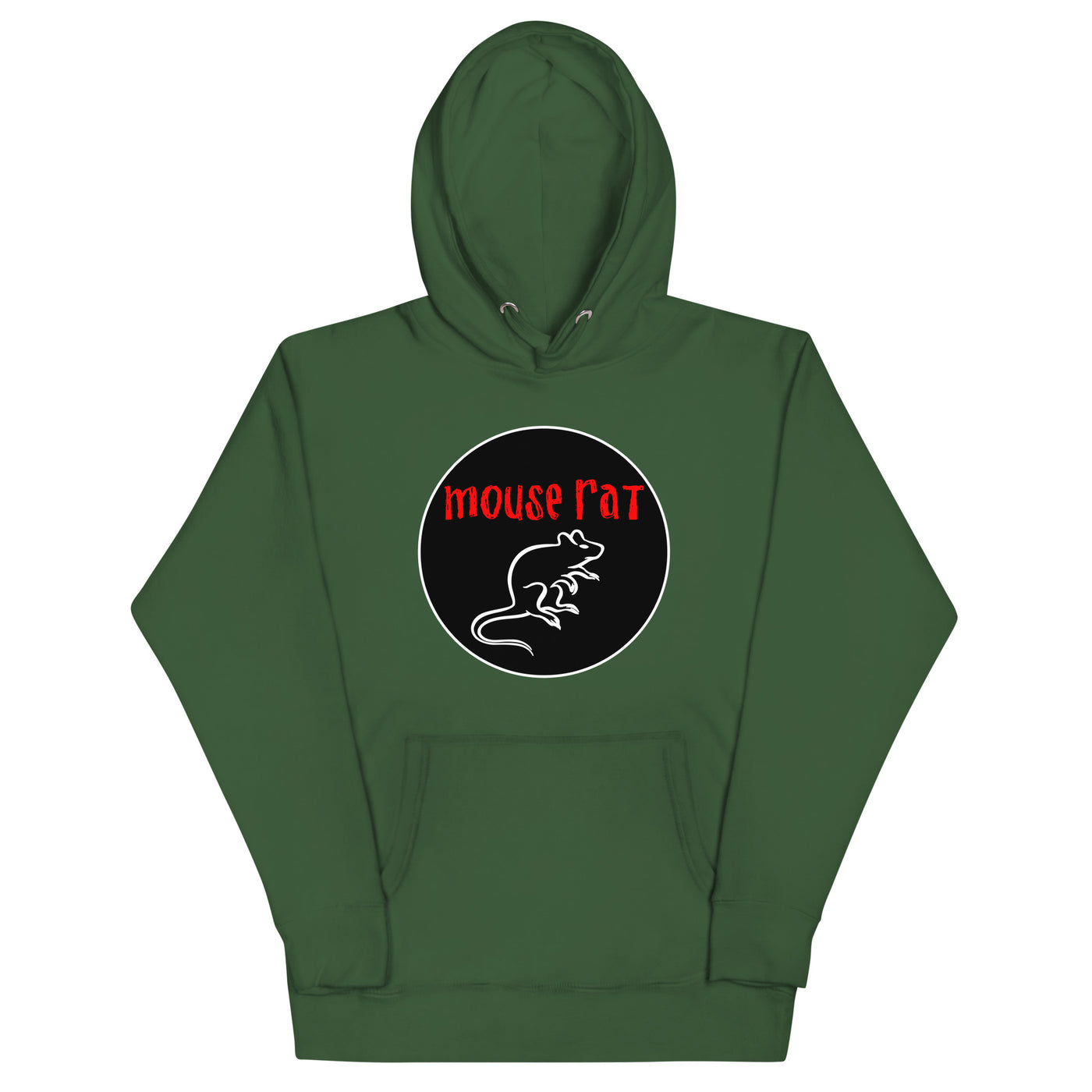 Mouse Rat | Classic Circle | Front Only - Unisex Hoodie