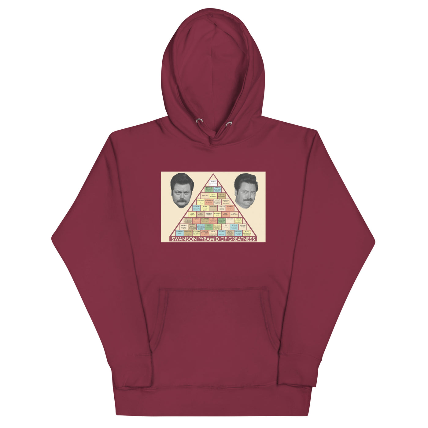 Swanson Pyramid Of Greatness - Unisex Hoodie