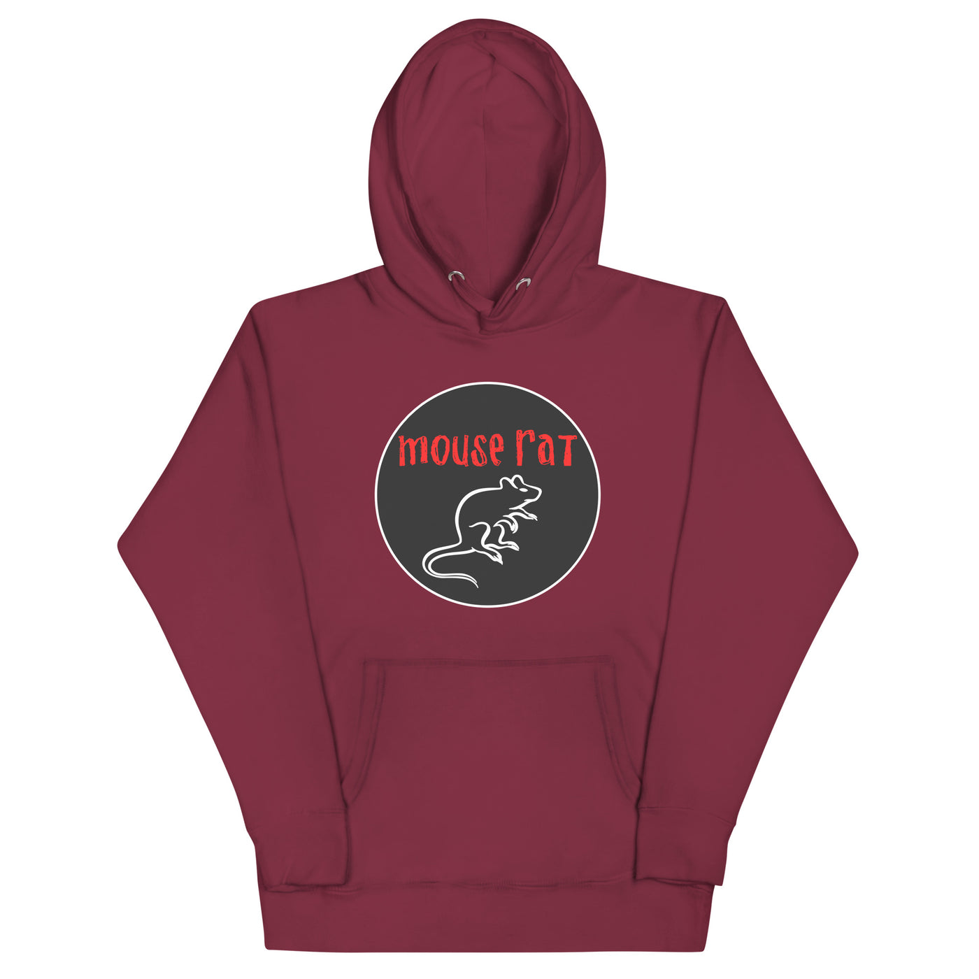 Mouse Rat | Classic Circle | Front Only - Unisex Hoodie