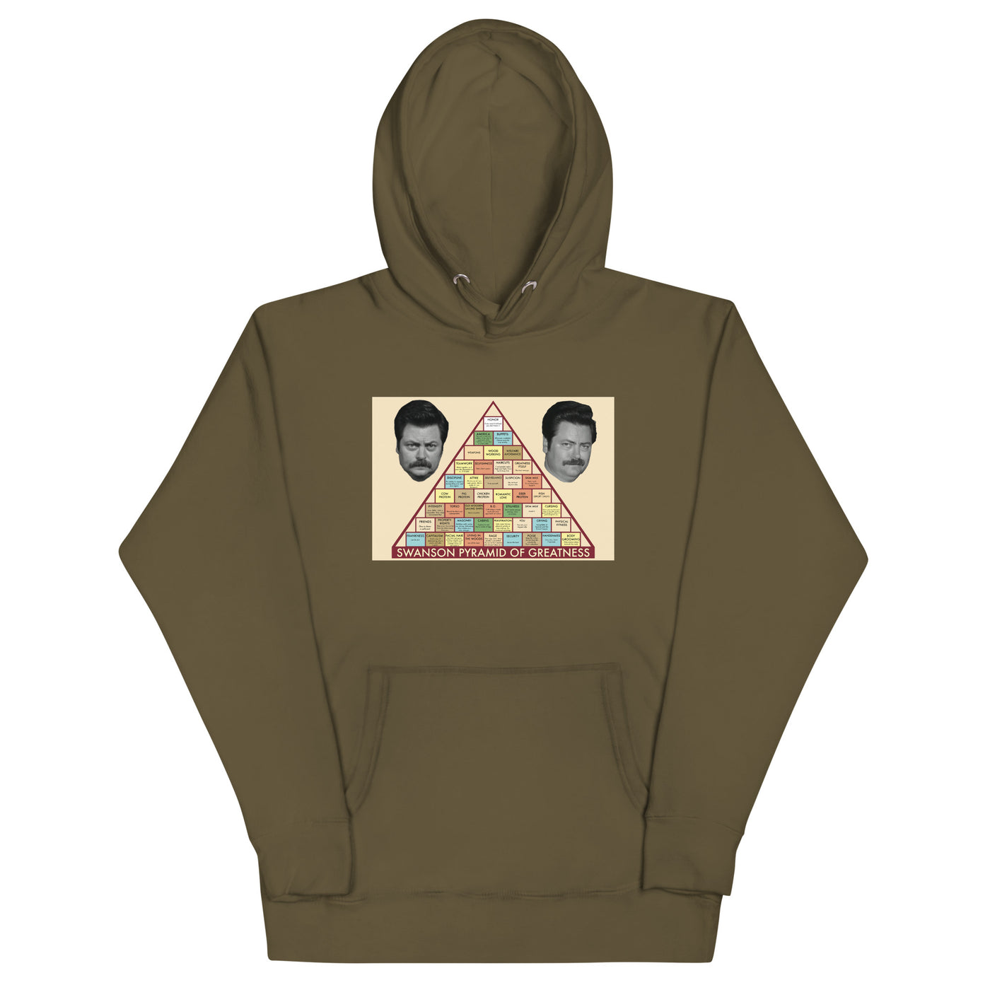 Swanson Pyramid Of Greatness - Unisex Hoodie