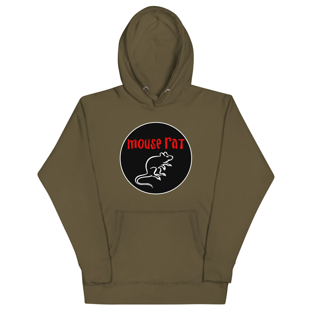 Mouse Rat | Classic Circle | Front Only - Unisex Hoodie