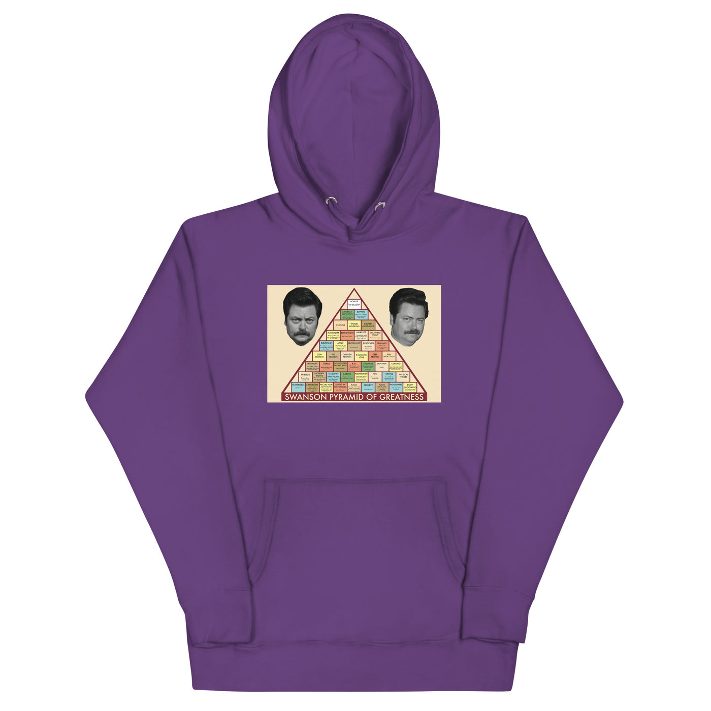 Swanson Pyramid Of Greatness - Unisex Hoodie