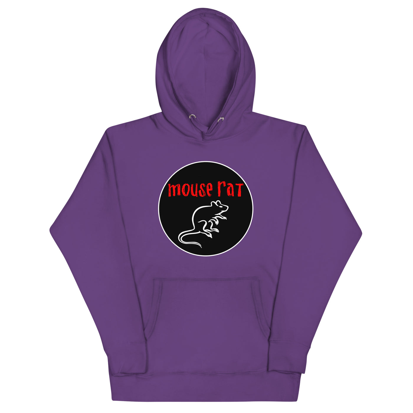 Mouse Rat | Classic Circle | Front Only - Unisex Hoodie
