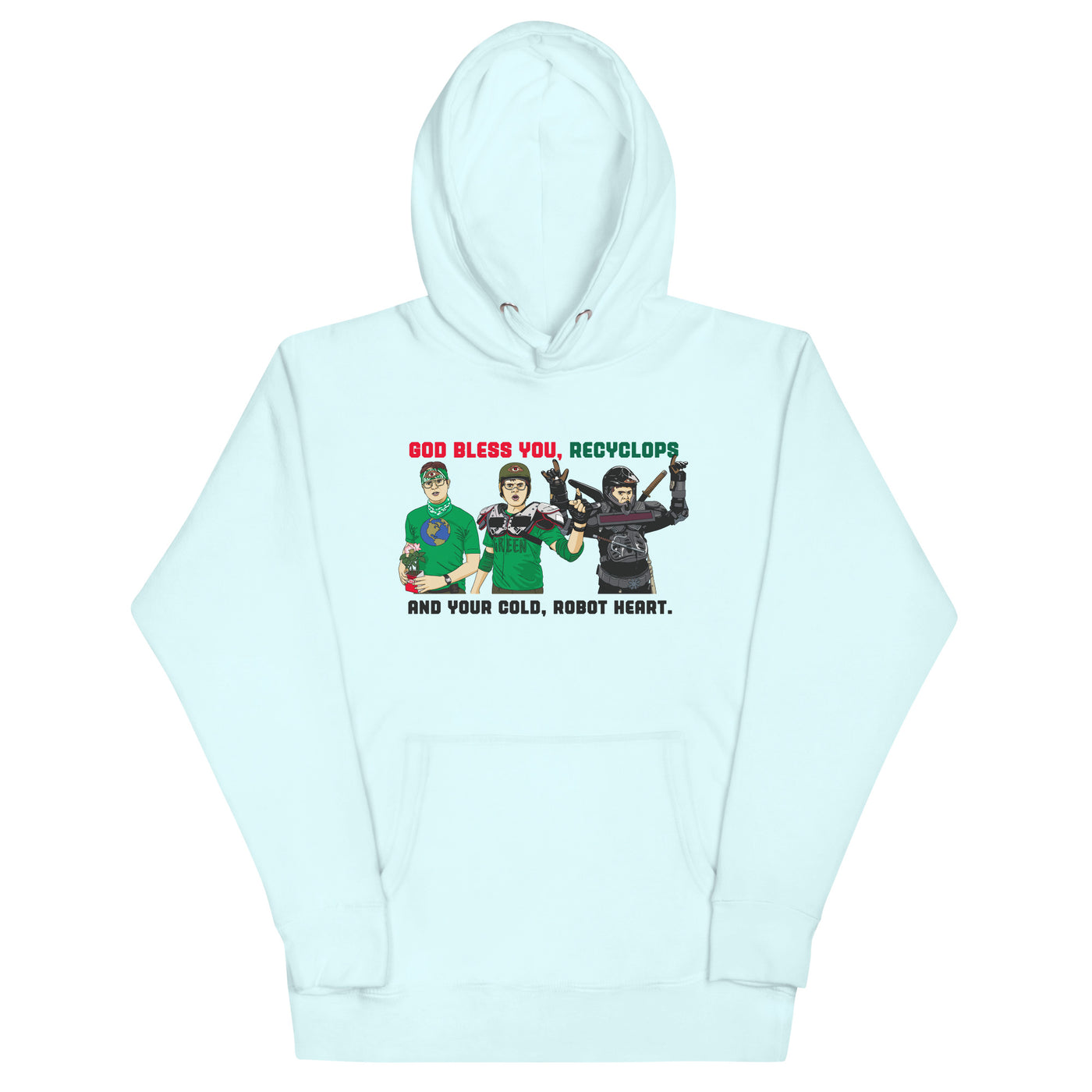 God Bless You Recyclops Unisex Hoodie