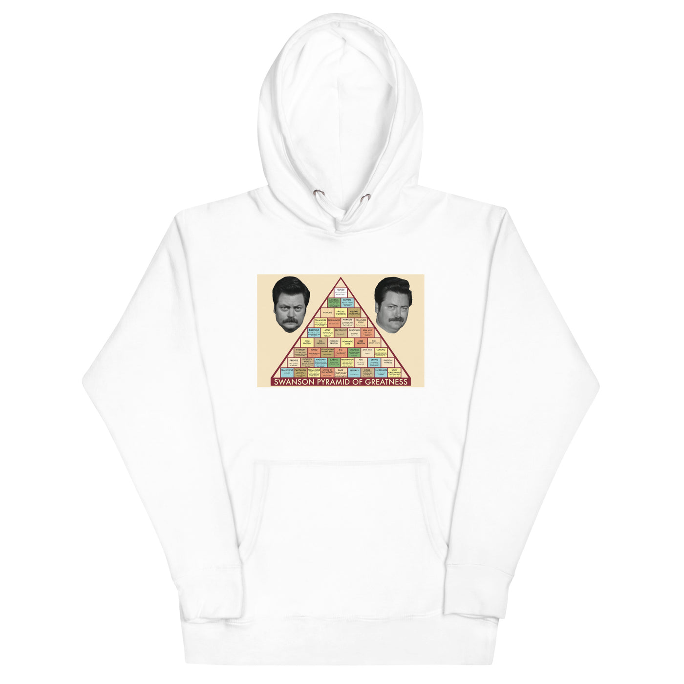 Swanson Pyramid Of Greatness - Unisex Hoodie