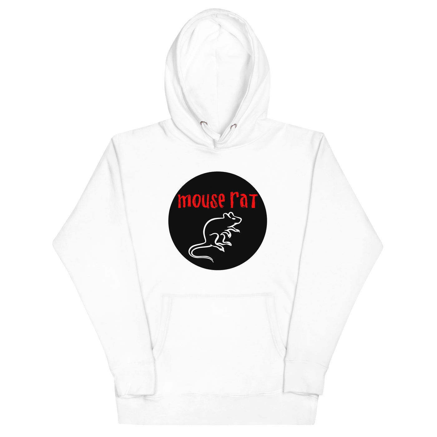 Mouse Rat | Classic Circle | Front Only - Unisex Hoodie