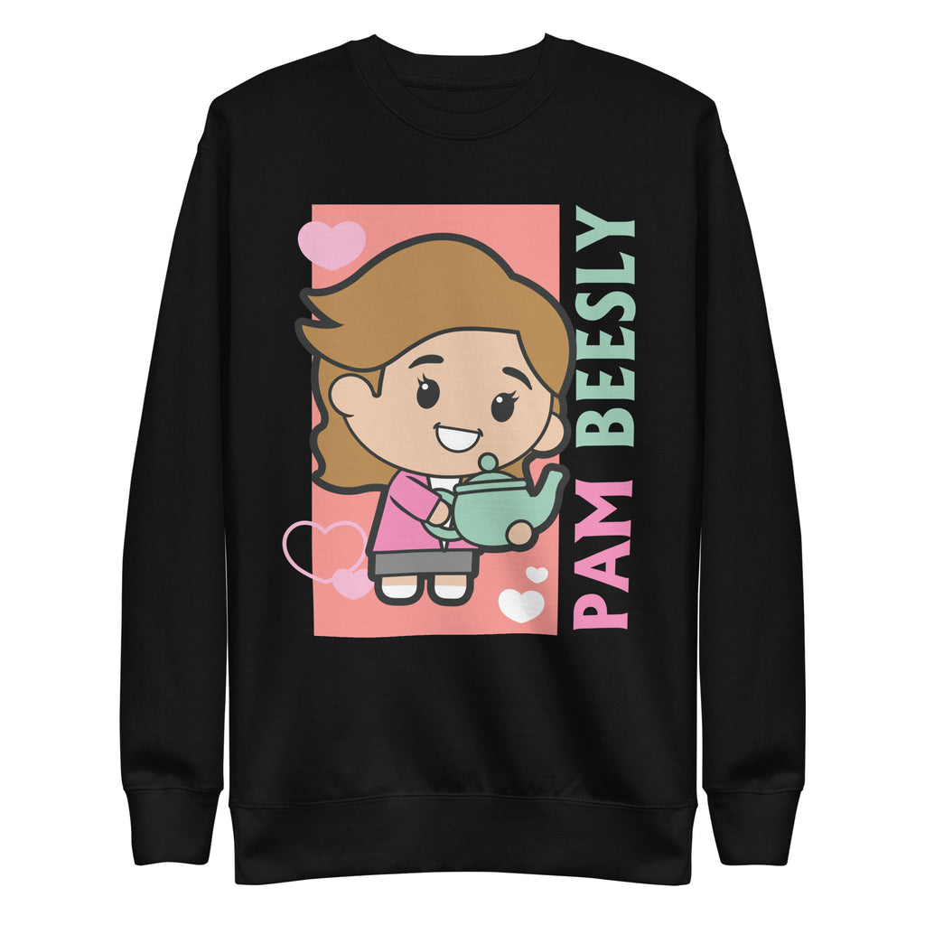 Cartoon Pam Beesly - Unisex Premium Sweatshirt