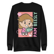 Cartoon Pam Beesly - Unisex Premium Sweatshirt