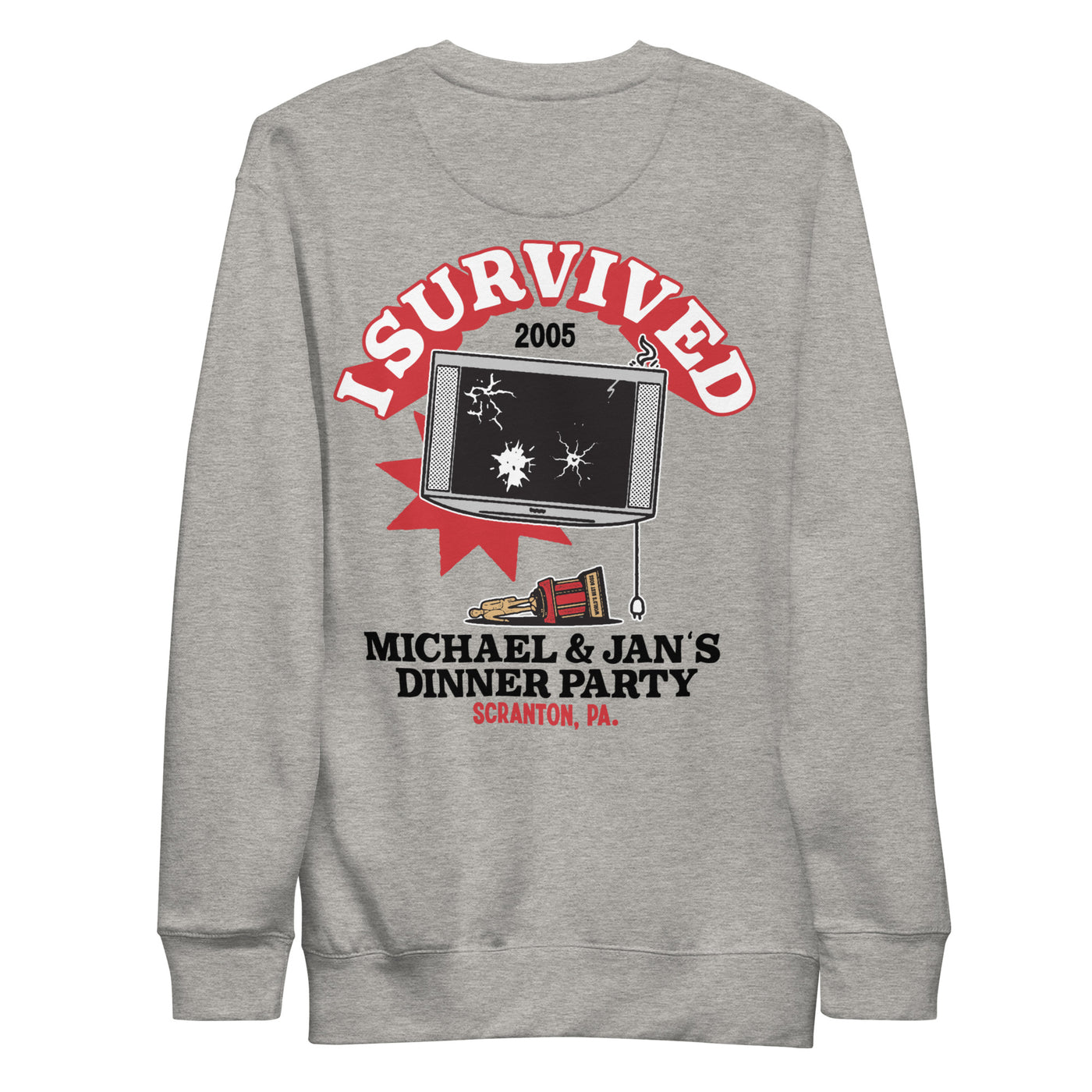 I Survived Michael and Jan's Dinner Party Unisex Premium Sweatshirt