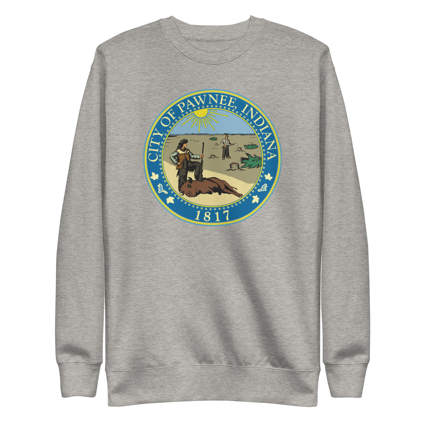 City of Pawnee Logo - Unisex Premium Sweatshirt
