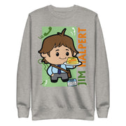 Cartoon Jim Halpert - Unisex Premium Sweatshirt