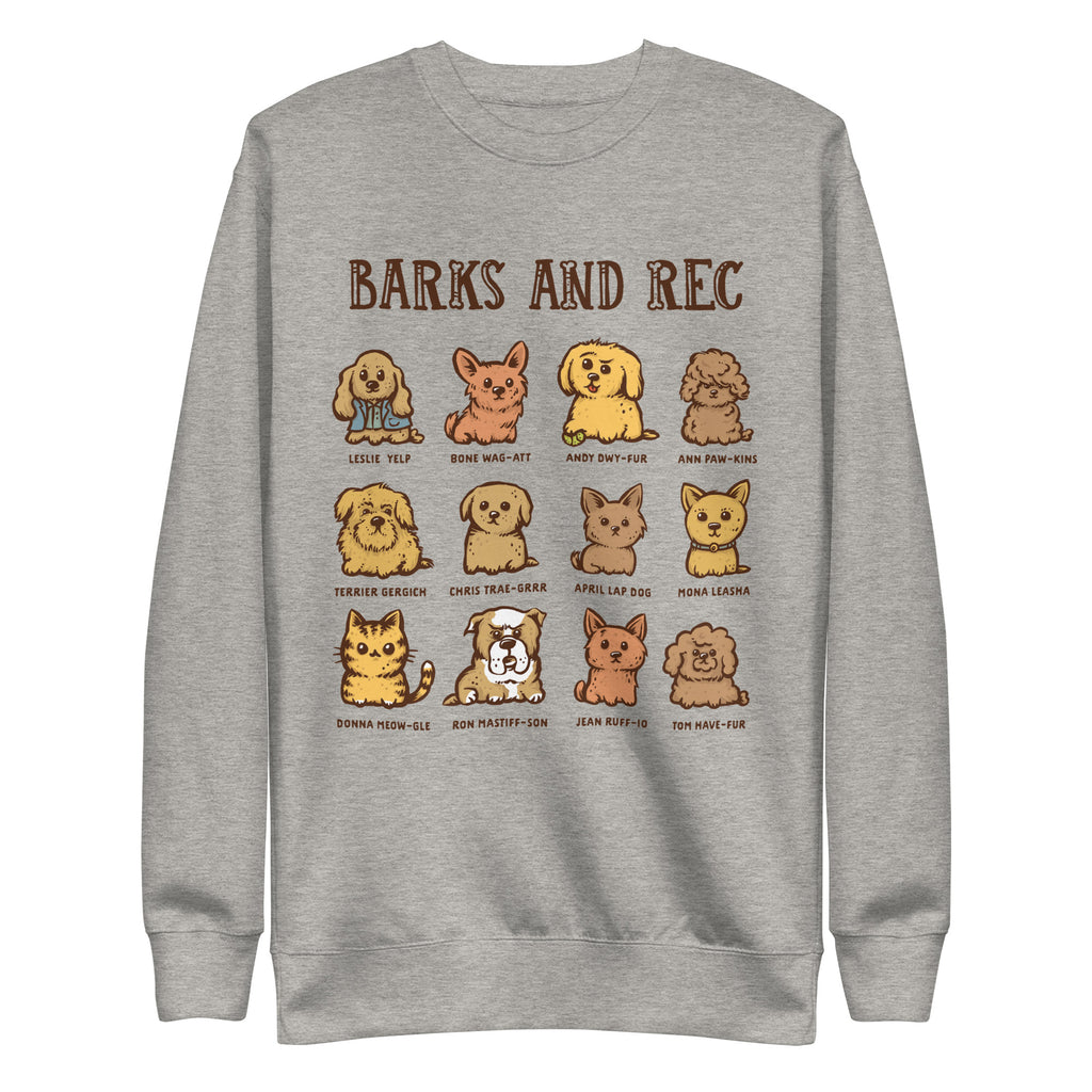 Barks and Rec - Unisex Premium Sweatshirt