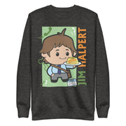 Cartoon Jim Halpert - Unisex Premium Sweatshirt