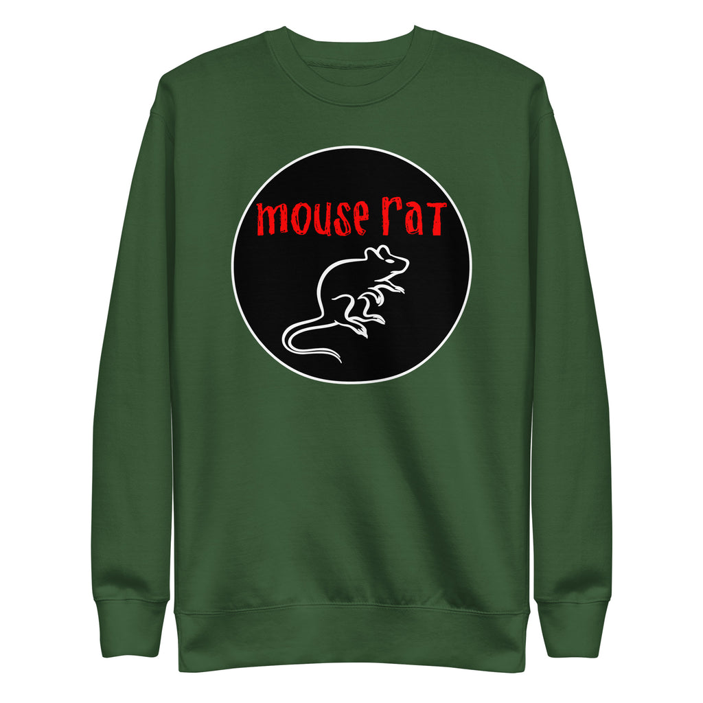 Mouse Rat | Classic Circle | Front Only - Unisex Sweatshirt