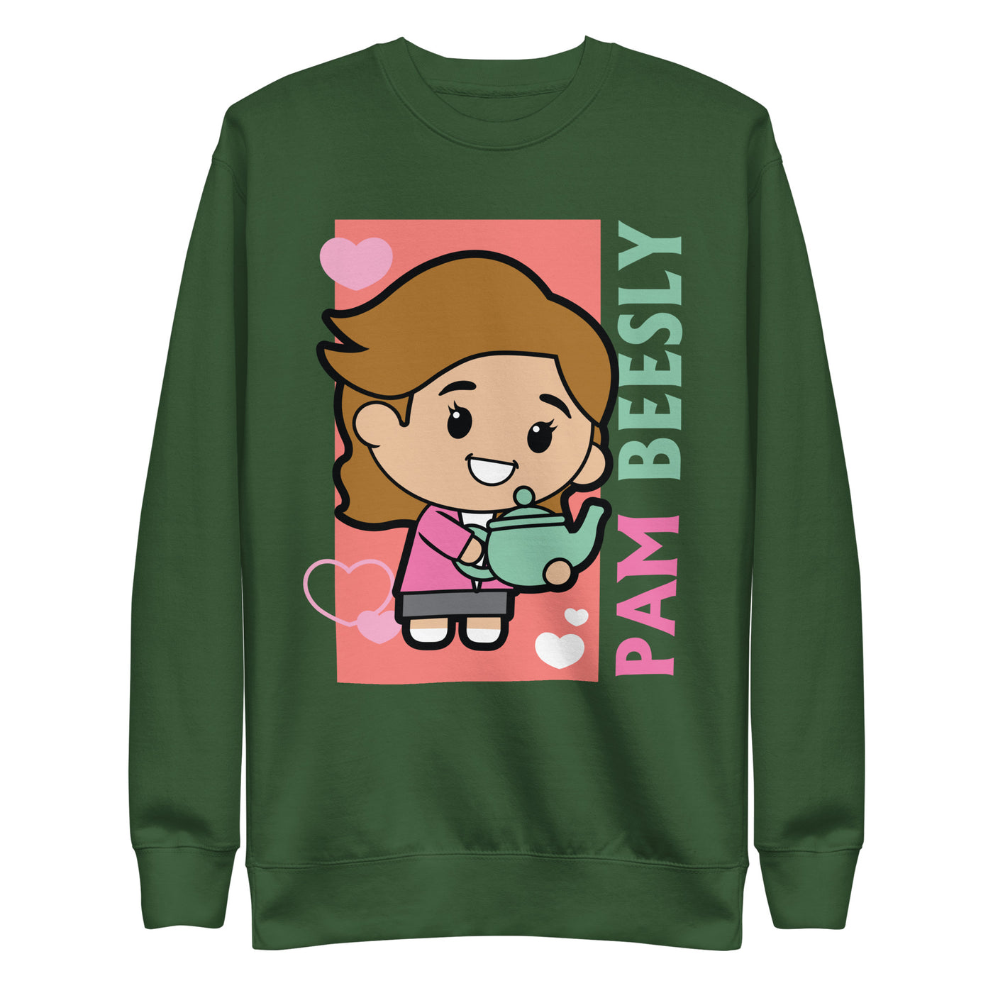 Cartoon Pam Beesly - Unisex Premium Sweatshirt