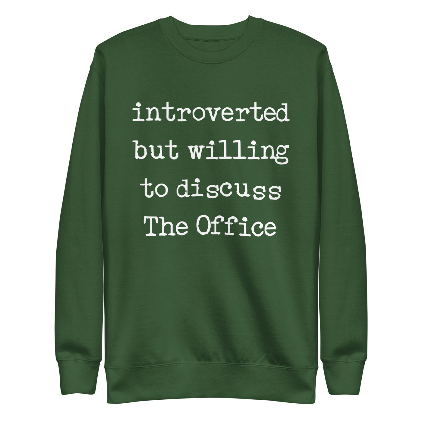 Willing To Discuss The Office - Unisex Premium Sweatshirt