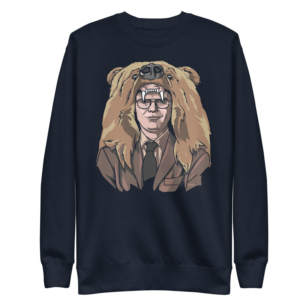 Dwight Bear Head - Unisex Premium Sweatshirt