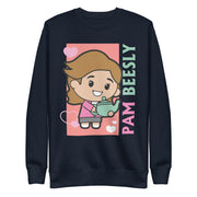 Cartoon Pam Beesly - Unisex Premium Sweatshirt