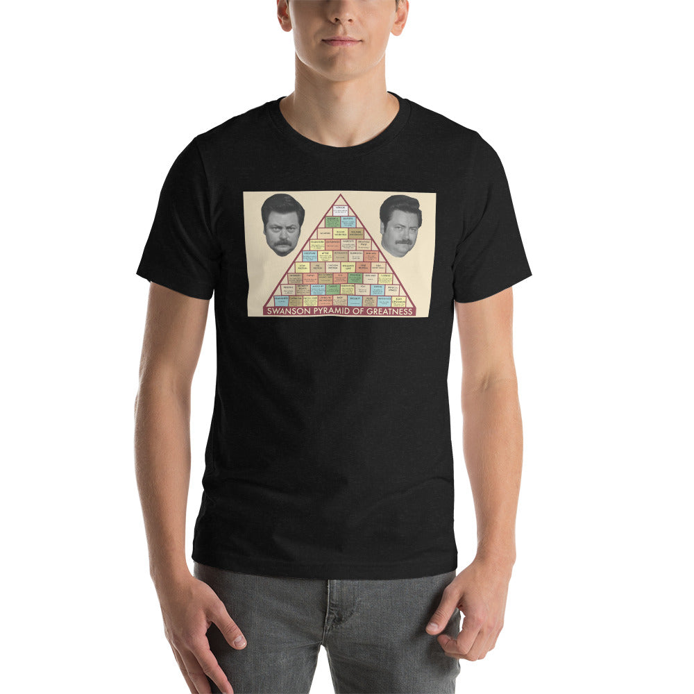 Swanson Pyramid Of Greatness - T-Shirt