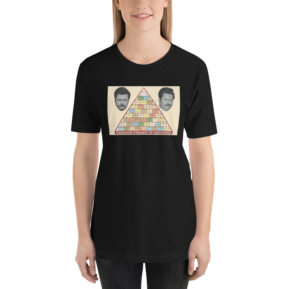 Swanson Pyramid Of Greatness - Women's T-Shirt