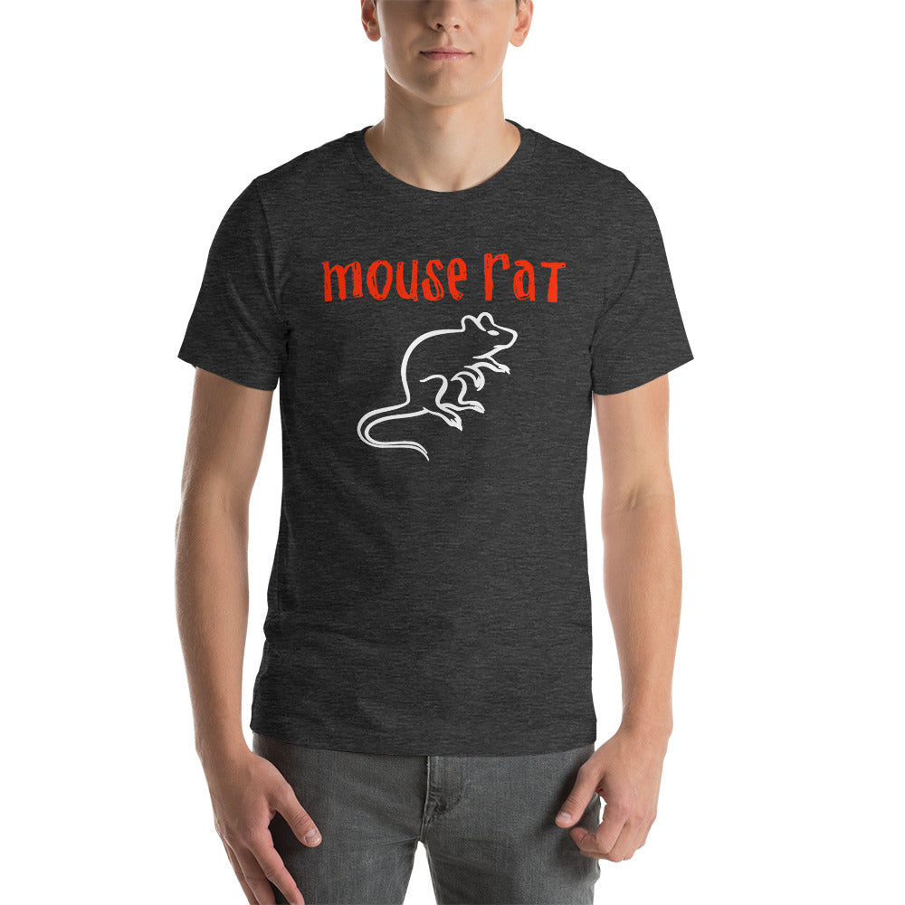 Mouse Rat Front/Back Design - T-Shirt