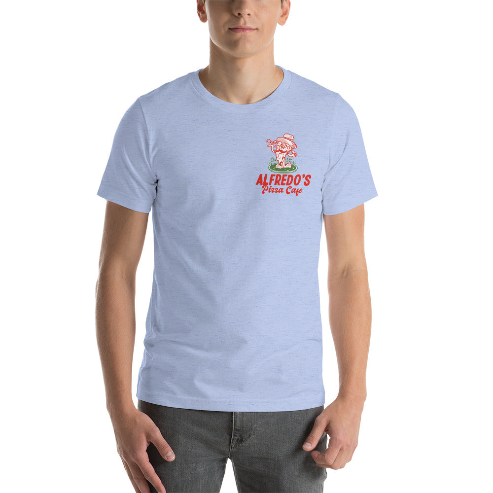 Alfredo's Pizza Cafe Front/Back Unisex T-shirt
