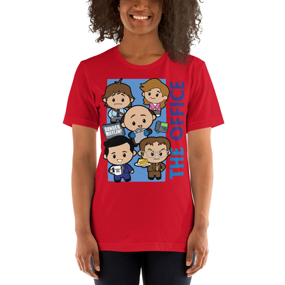 Cartoon Scranton Squad - Women's T-Shirt