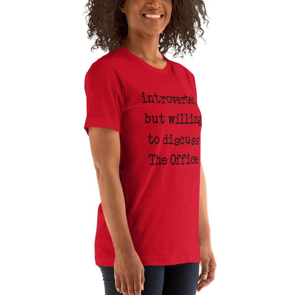 Willing To Discuss The Office - Women's T-Shirt