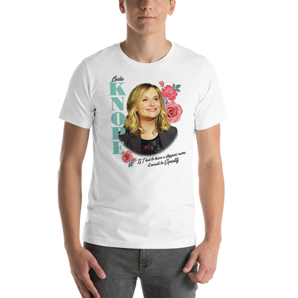 Leslie Knope Stripper - T-Shirt