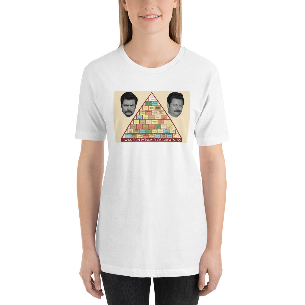 Swanson Pyramid Of Greatness - Women's T-Shirt