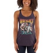 Vintage Dwight Women's Racerback Tank-Moneyline