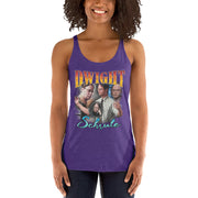 Vintage Dwight Women's Racerback Tank-Moneyline