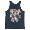 Vintage Michael Scott Men's Tank Top-Moneyline