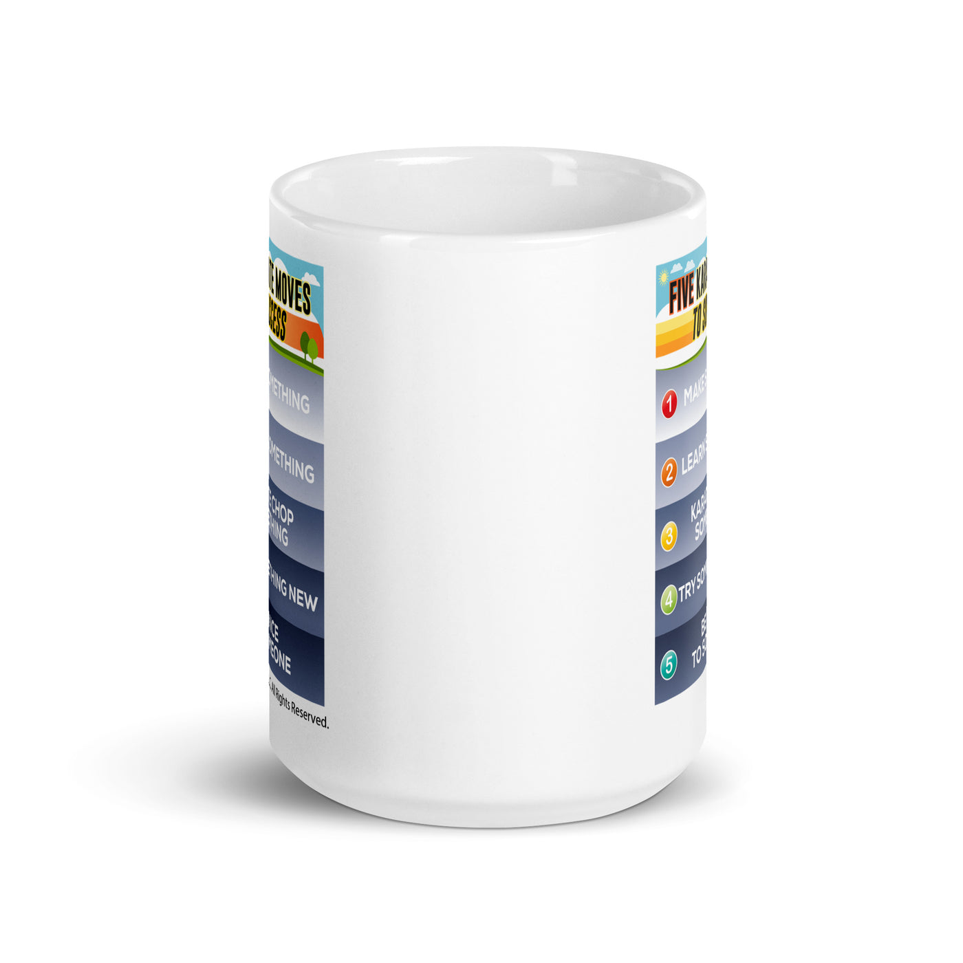 Five Karate Moves To Success - Coffee Mug