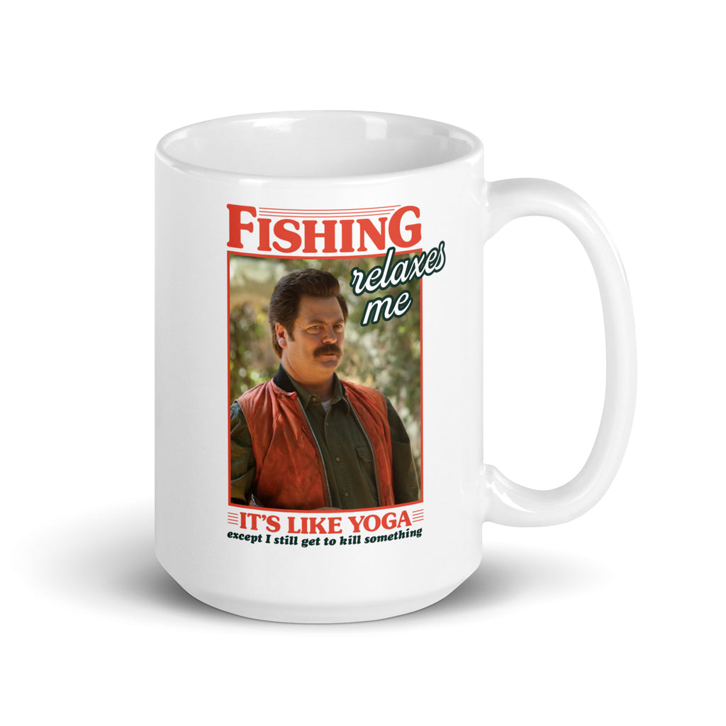 Fishing Relaxes Me - Coffee Mug