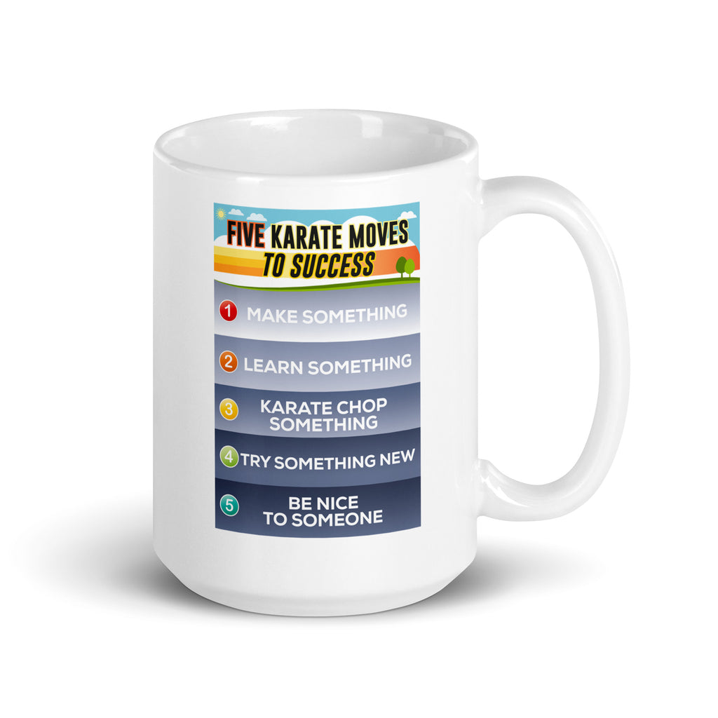 Five Karate Moves To Success - Coffee Mug