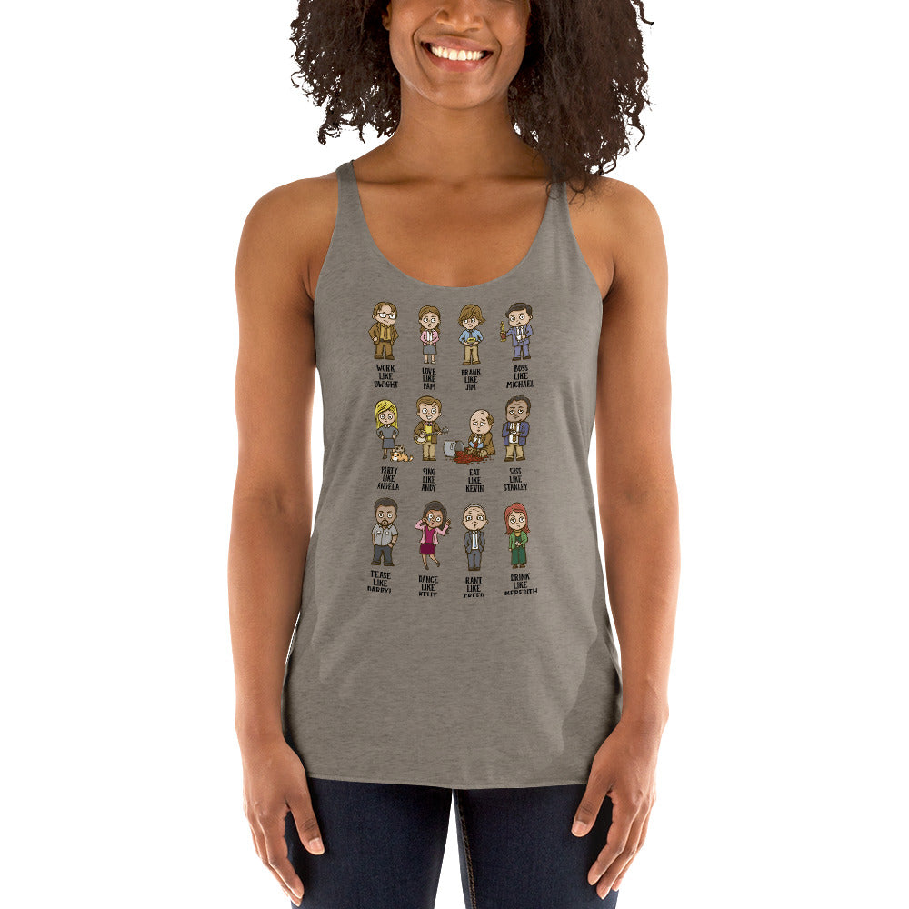 Rules To Live By Women's Racerback Tank