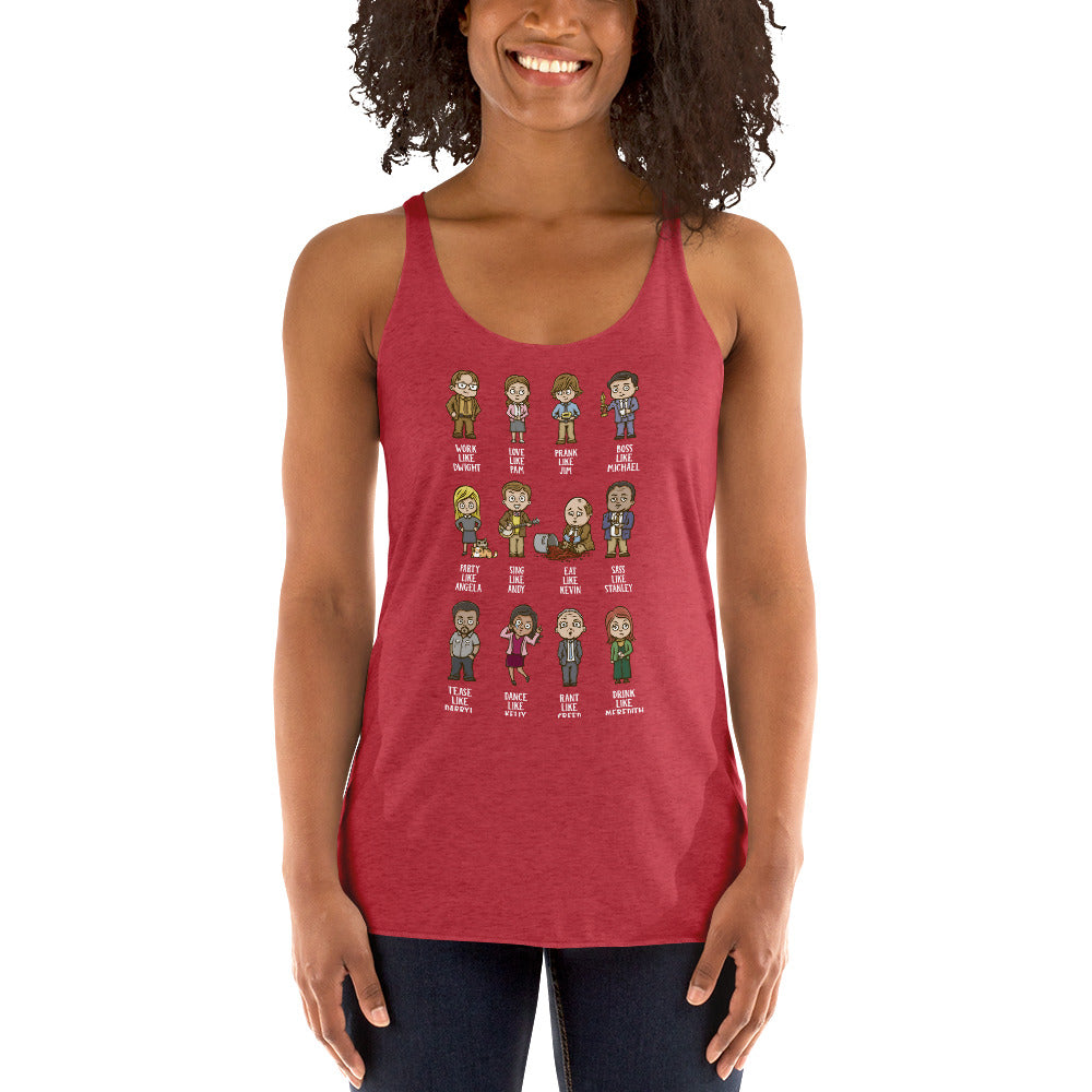 Rules To Live By Women's Racerback Tank
