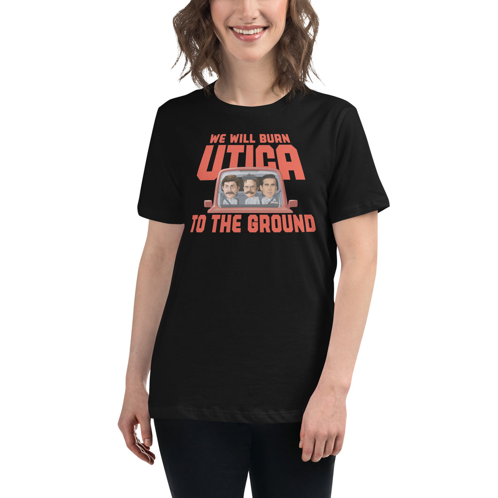 Burn Utica Women's Relaxed T-Shirt