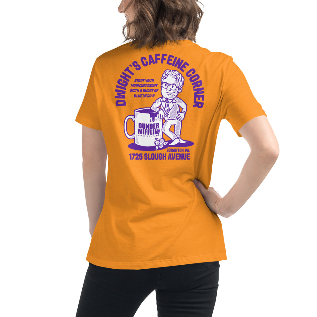 Dwight's Caffeine Corner Women's Relaxed T-Shirt