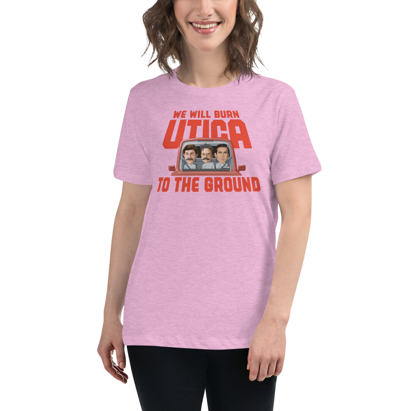 Burn Utica Women's Relaxed T-Shirt
