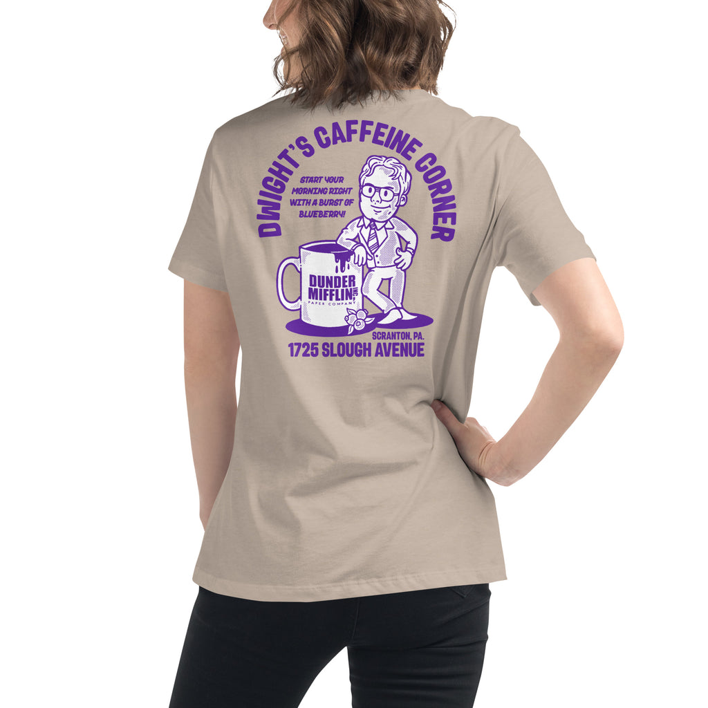 Dwight's Caffeine Corner Women's Relaxed T-Shirt