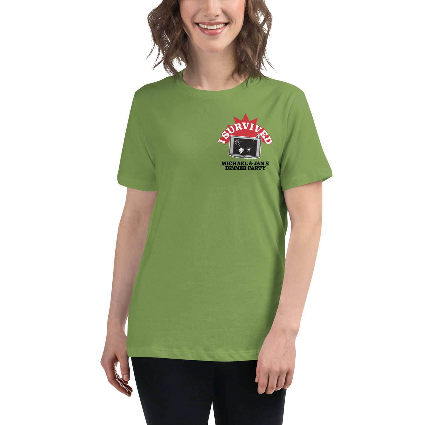 I Survived Michael And Jan's Dinner Party Women's Relaxed T-Shirt