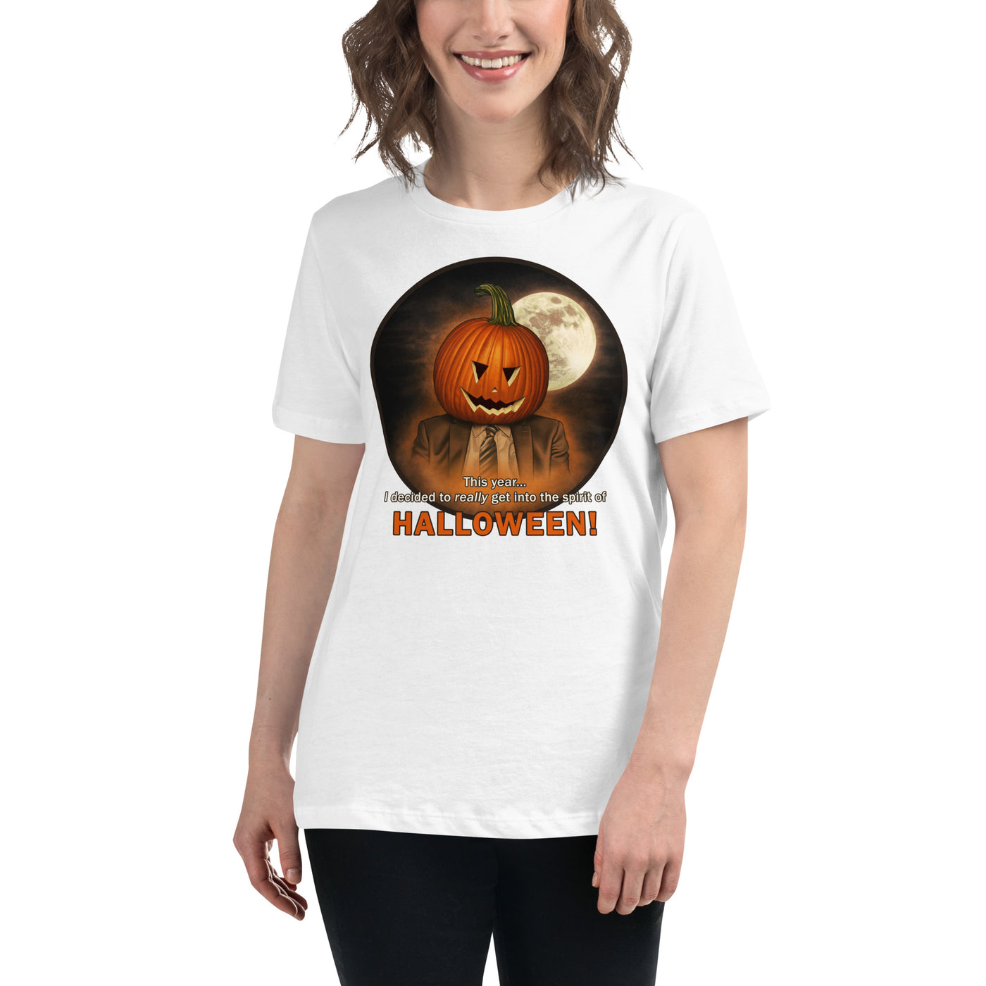 Dwight Pumpkin Head Women's T-Shirt