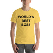 World's Best Boss T-Shirt-Moneyline