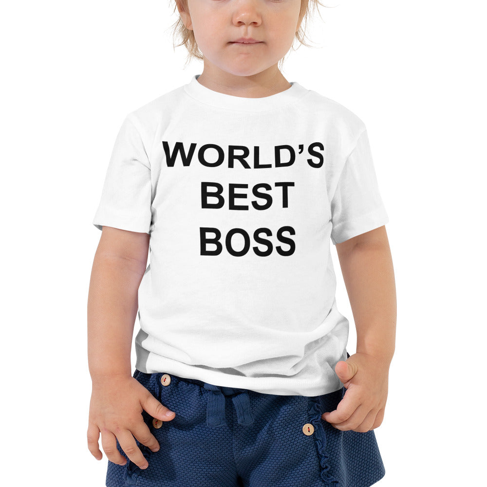 World's Best Boss Toddler Tee-Moneyline